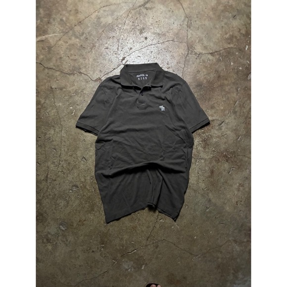 Other - Abercrombie & Fitch Mens Large Tall Grey Dont Sweat It Performance Polo Shirt